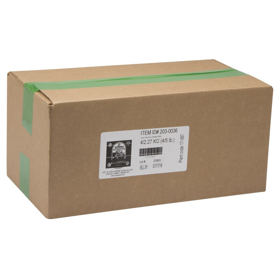 Supremo Queso Fresco 5 Pound Each - 4 Per Case.