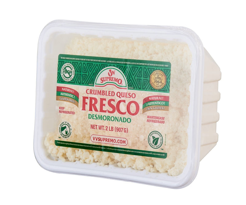 Queso Fresco Cheese, Easily Crumbled