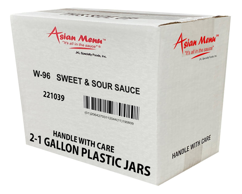 Asian Menu Sweet & Sour Sauce Gluten Free 1 Gallon - 2 Per Case.