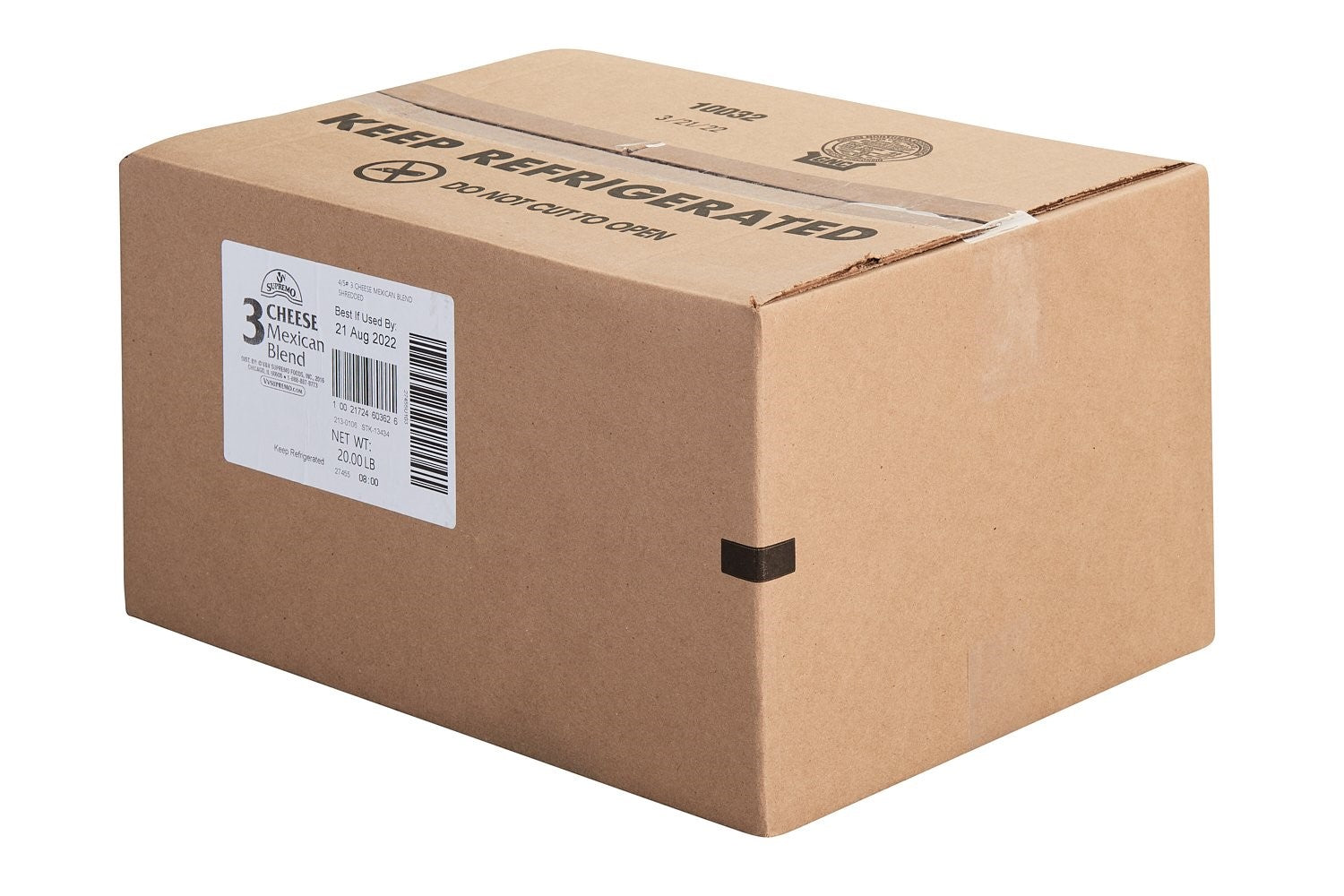 Supremo Mexican Cheese Blend 5 Pound Each - 4 Per Case.