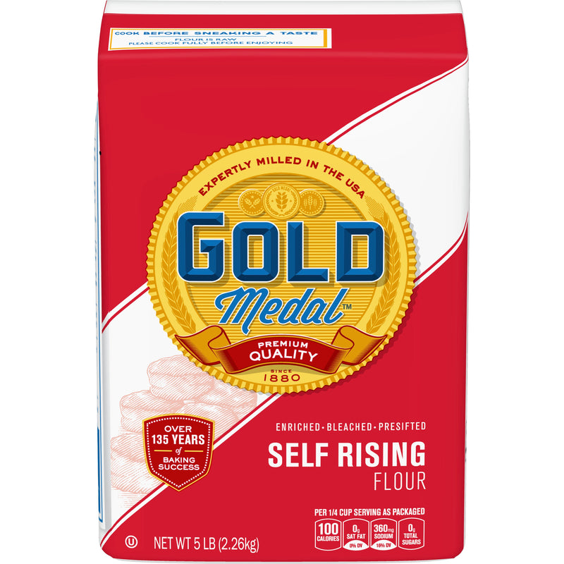 Gold Medal™ Self Rising Flour Bleachedenrichedpresifted 5 Pound Each - 8 Per Case.