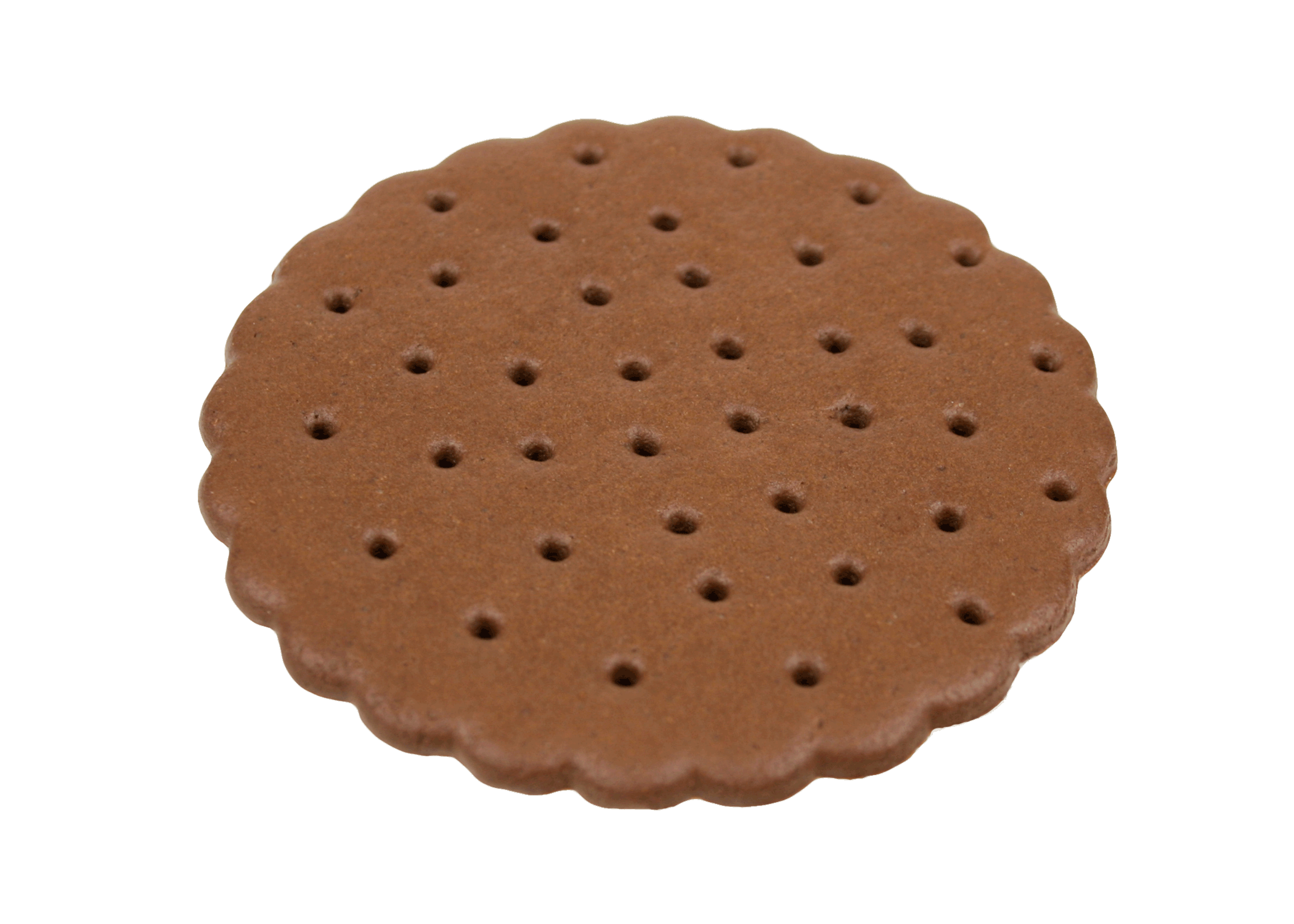 Round Chocolate Wafer Pound 21.4 Pound Each - 1 Per Case.