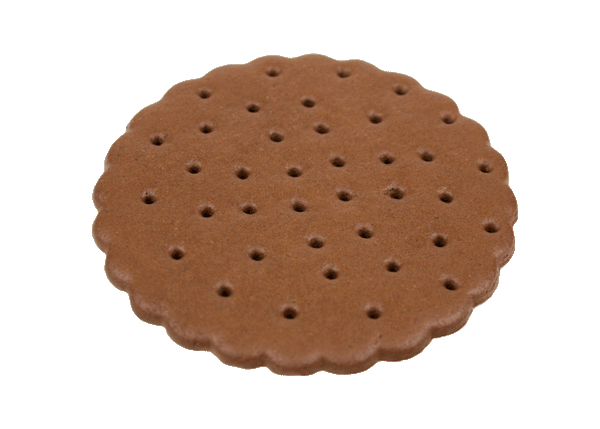 Round Chocolate Wafer Pound 21.4 Pound Each - 1 Per Case.