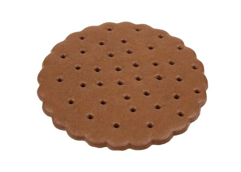 Round Chocolate Wafer Pound 21.4 Pound Each - 1 Per Case.