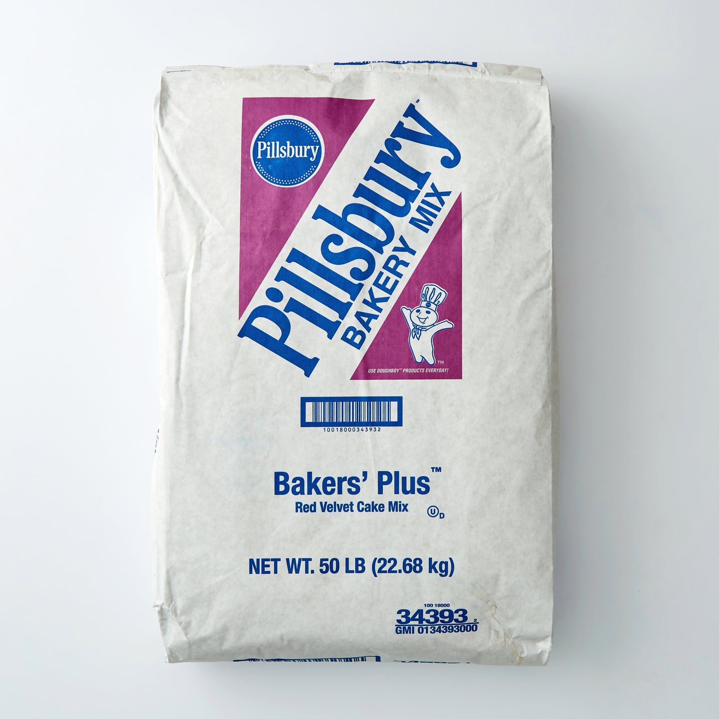 Pillsbury™ Baker's Plus™ Cake Mix Red Velvet 50 Pound Each - 1 Per Case.