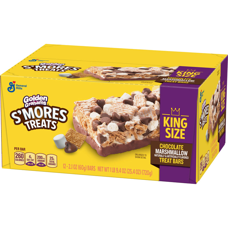 Golden Grahams™ S'mores Treats Bars Kingsize 25.4 Ounce Size - 8 Per Case.