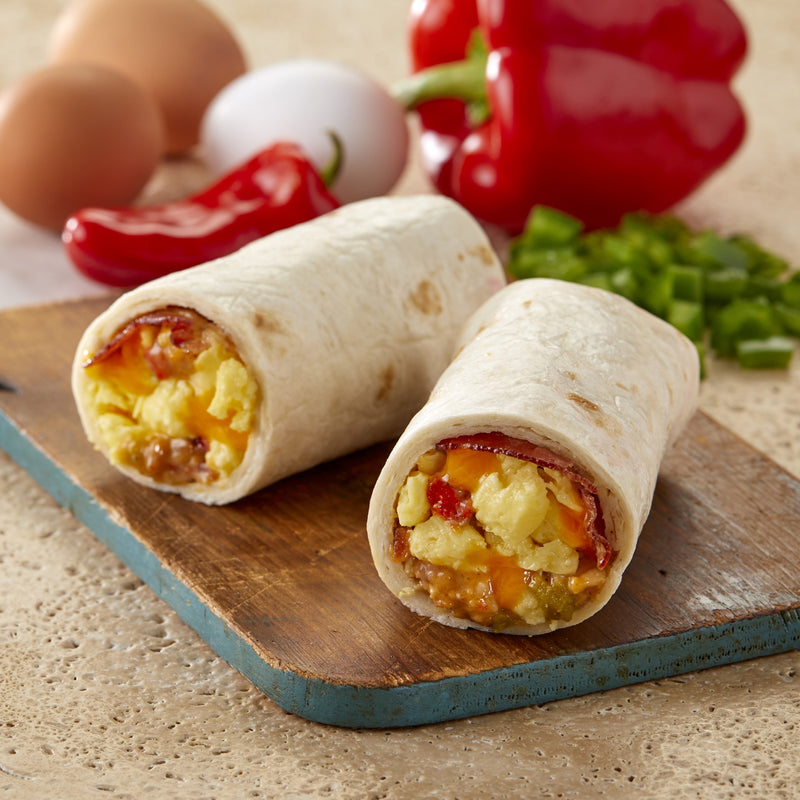 San Luis Breakfast Scrambler Wrap 6.1 Ounce Size - 12 Per Case.