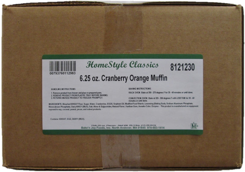 Bake'n Joy Homestyle Muffin Batter Cranberryorange 6.25 Ounce Size - 75 Per Case.