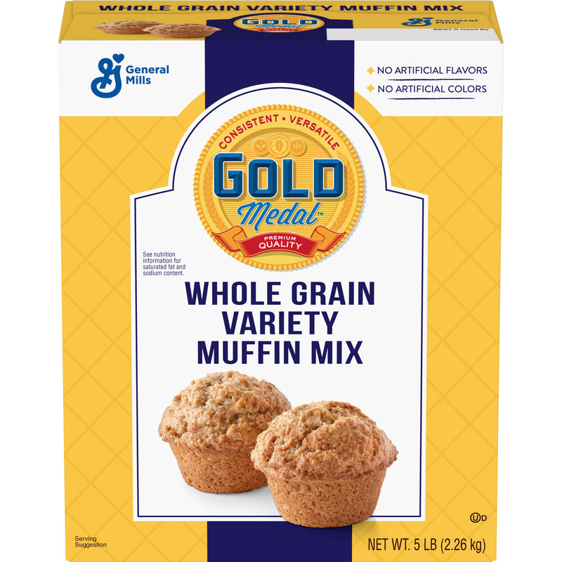 Gold Medal™ Muffin Mix With hole Grain Variety 5 Pound Each - 6 Per Case.