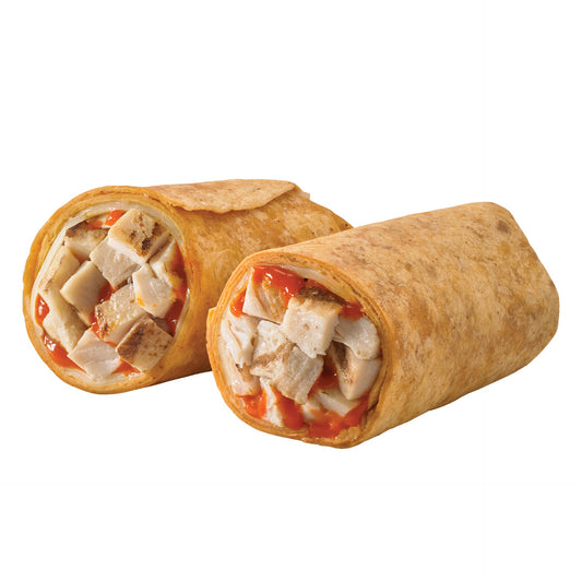 Market Sandwich Buffalo Style Grilled Chicken & Provolone Sandwich Wrap 8.6 Ounce Size - 8 Per Case.