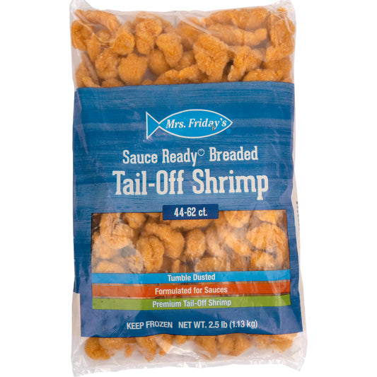 Mrsf Sauce Read Breaded Off Shrimp 2.5 Pound Each - 4 Per Case.