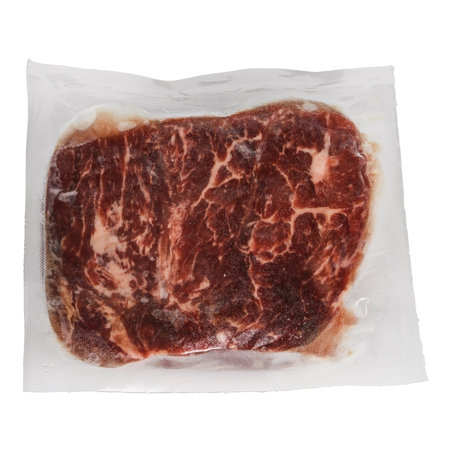 Double Red Provisions Beef Steak Flat Iron 8 Ounce Size - 20 Per Case.