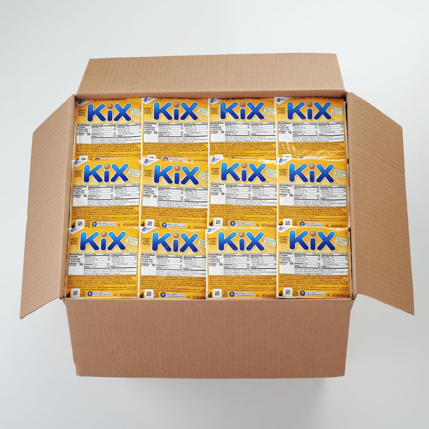 Kix™ Cereal Single Serve Bowlpak 0.63 Ounce Size - 96 Per Case.