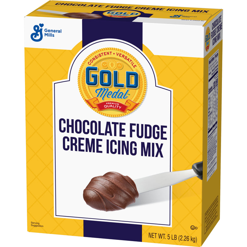 Gold Medal™ Icing Mix Chocolate Fudge Creme 5 Pound Each - 6 Per Case.