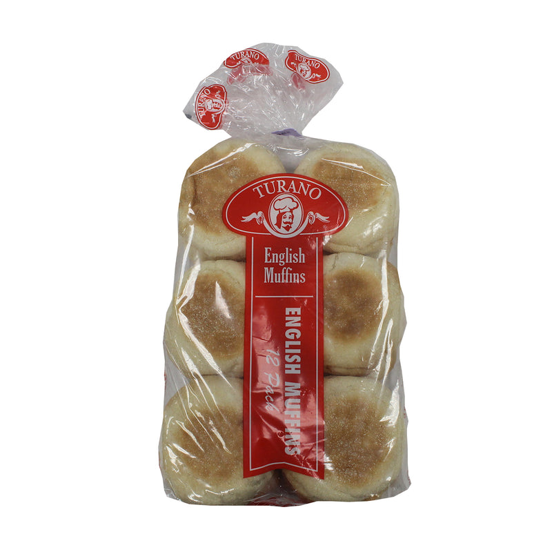 Turano English Muffin 2.1 Ounce Size - 96 Per Case.