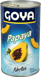 Goya Papaya Nectar 42 Fluid Ounce - 12 Per Case.