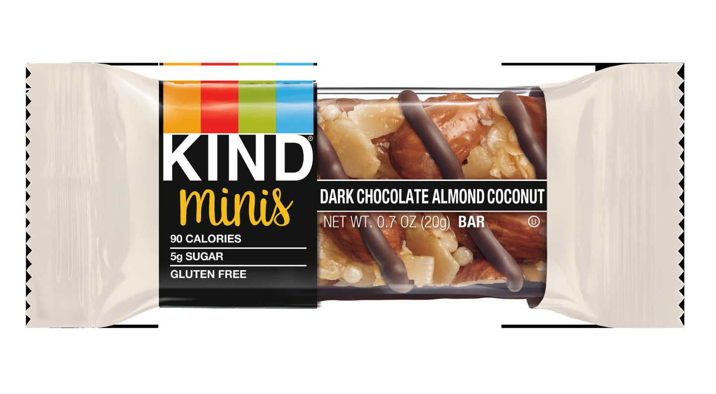 Kind Healthy Snacks Salted Caramel Chocolatenut Dark Chocolate Almond Coconut Ou 14.11 Ounce Size - 4 Per Case.