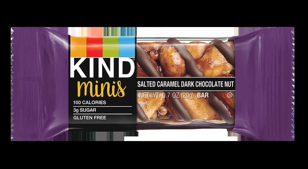 Kind Healthy Snacks Salted Caramel Chocolatenut Dark Chocolate Almond Coconut Ou 14.11 Ounce Size - 4 Per Case.