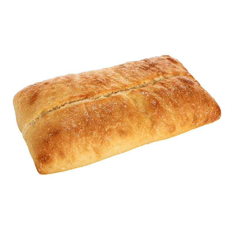 White Ciabatta Loaf 18 Ounce Size - 20 Per Case.