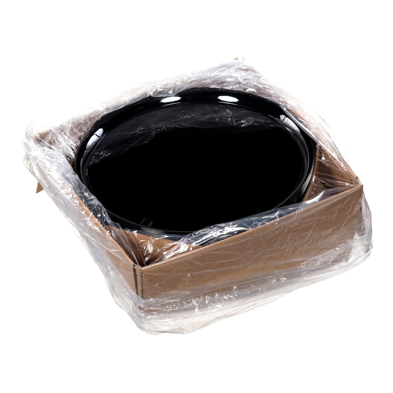 Checkmate 8" Round Tray Black25 Each - 1 Per Case.