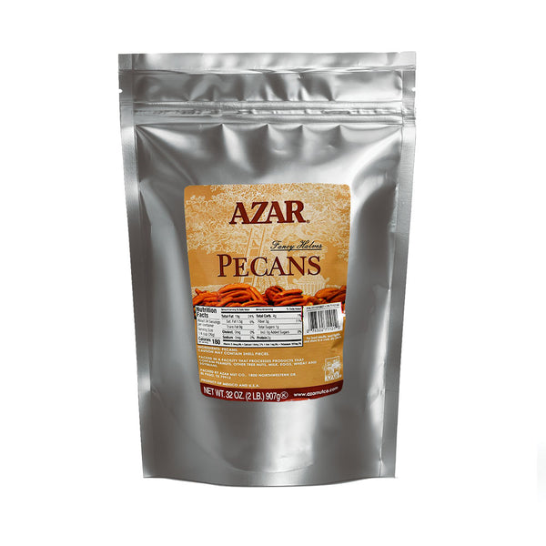 Az Pecan Fancy Halves Bag 2 Pound Each - 3 Per Case.