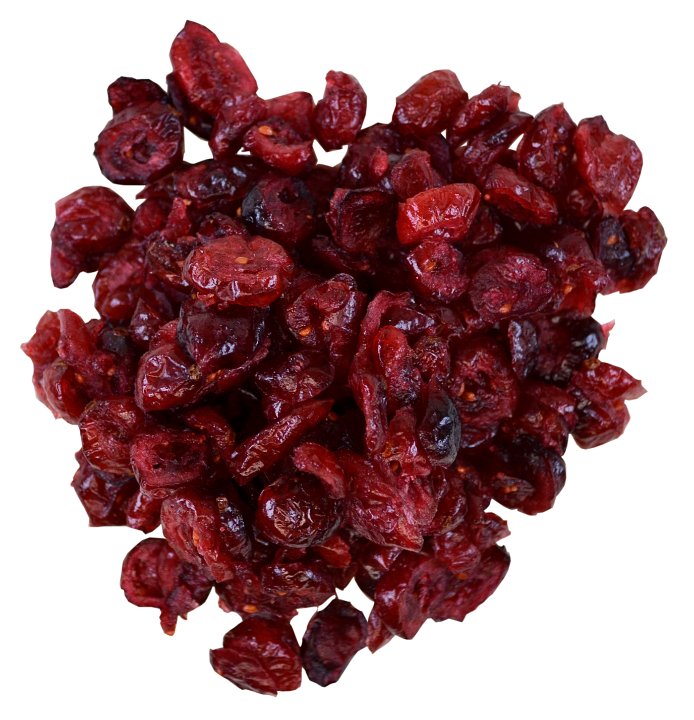 Sugar Foods Dried Fruit Cranberries 0.5 Ounce Size - 150 Per Case.