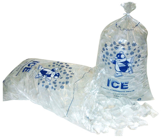 Millb Ice Bagclearflatflat Packblue Ink 1000 Count Packs - 1 Per Case.