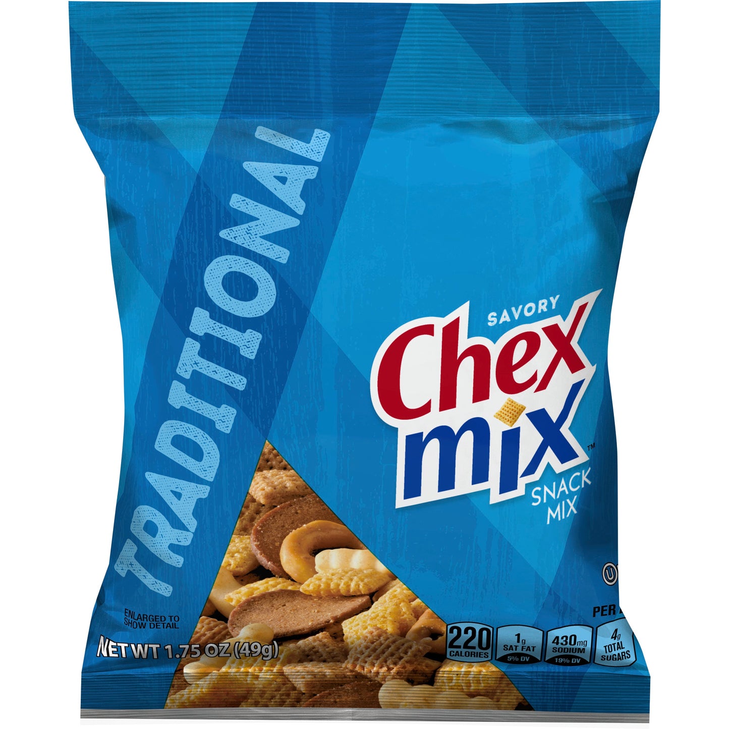 Chex Mix™ Snack Mix Single Serve Traditional 1.75 Ounce Size - 60 Per Case.