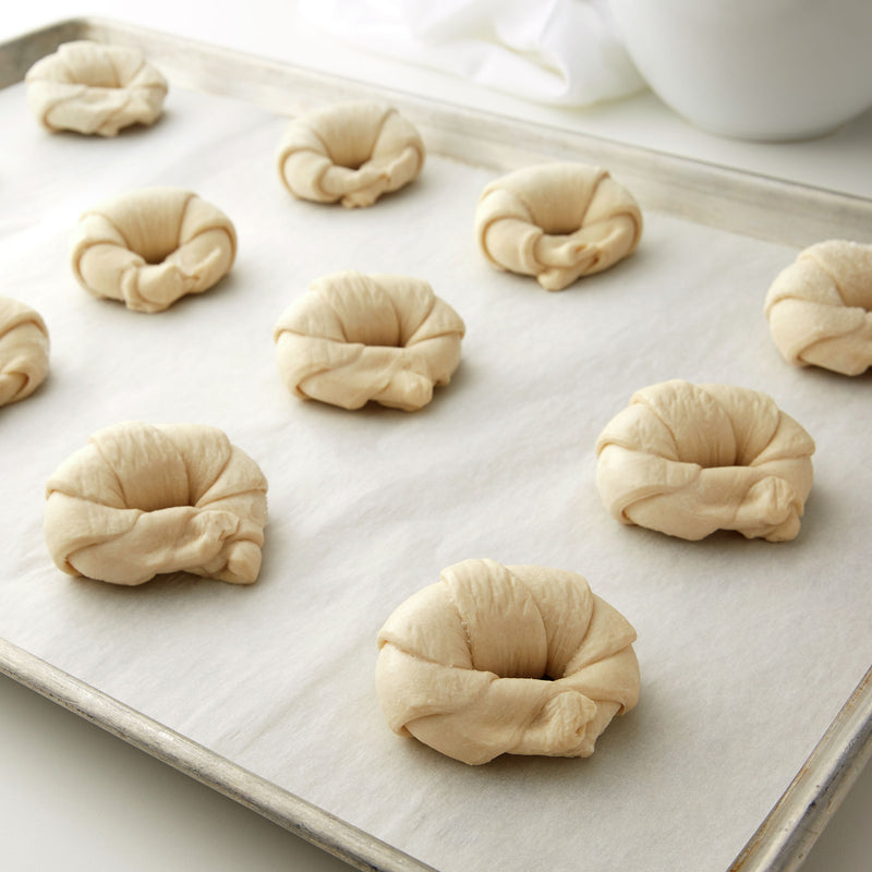 Pillsbury™ Frozen Croissant Dough Pinched 22.5 Pound Each - 1 Per Case.