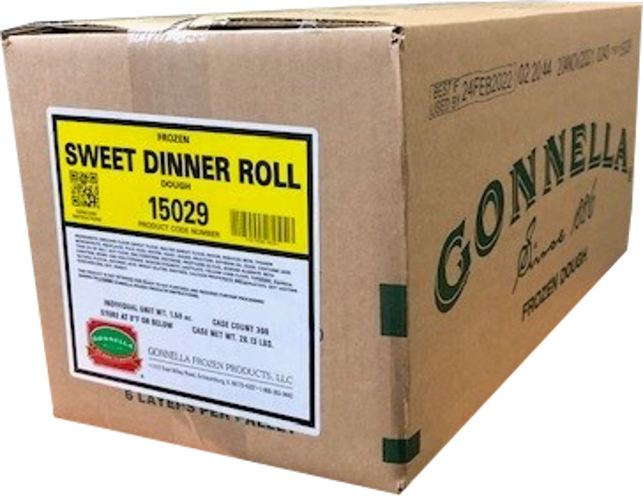 Sweet Dinner Roll Dough 1.5 Ounce Size - 300 Per Case.