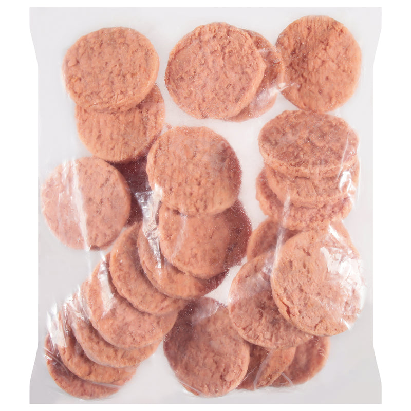 Salmon Burger Alaskan Raw IQF 10 Pound Each - 1 Per Case.