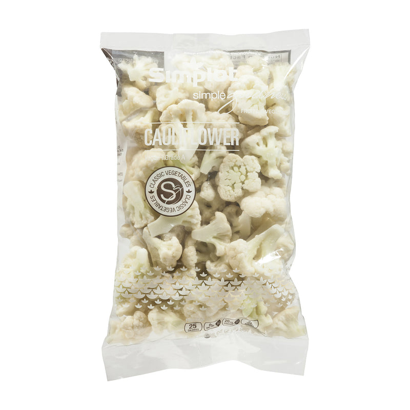 Simplot Simple Goodness Classic Vegetables Cauliflower IQF 2 Pound Each - 12 Per Case.