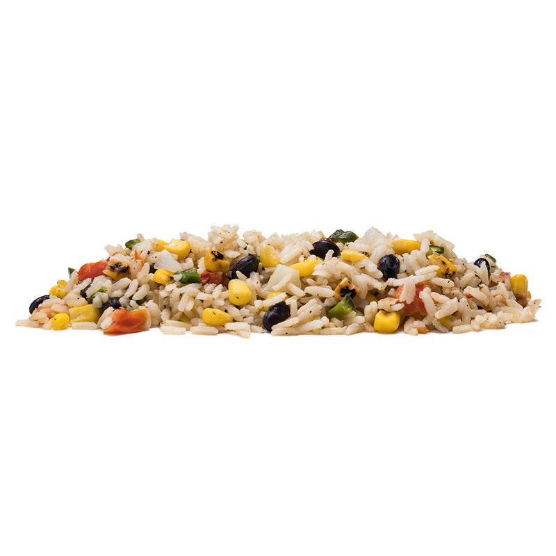 Simplot Good Grains Cilantro Lime Rice & Fire Roasted Corn Fiesta 2.5 Pound Each - 6 Per Case.