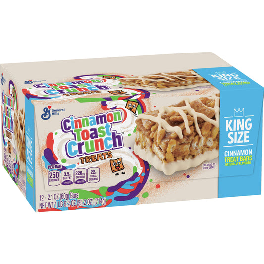 Cinnamon Toast Crunch™ Treats Bars King Size 25.2 Ounce Size - 8 Per Case.