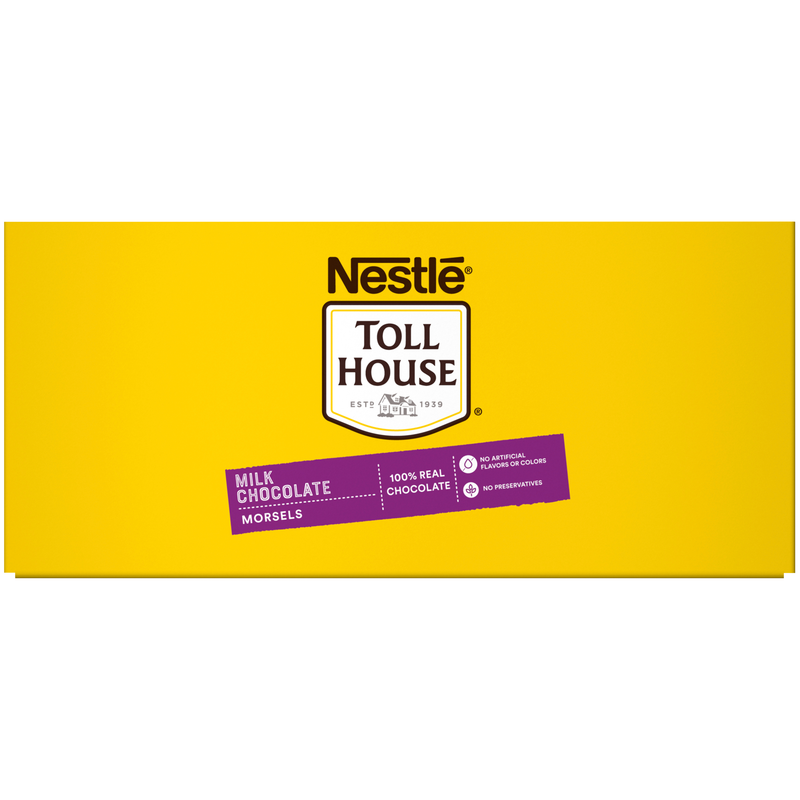 Nestle Toll House Milk Chocolate Morsels Bags 11.5 Ounce Size - 12 Per Case.