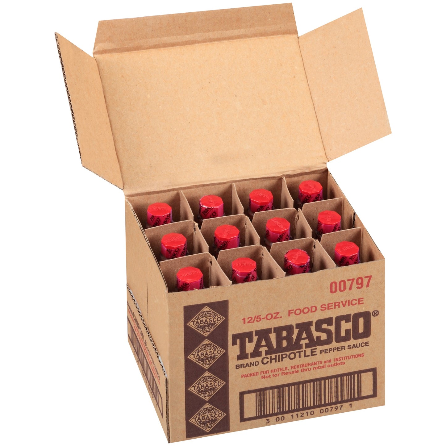 Tabasco Chipotle Pepper Sauce 5 Fluid Ounce - 12 Per Case.