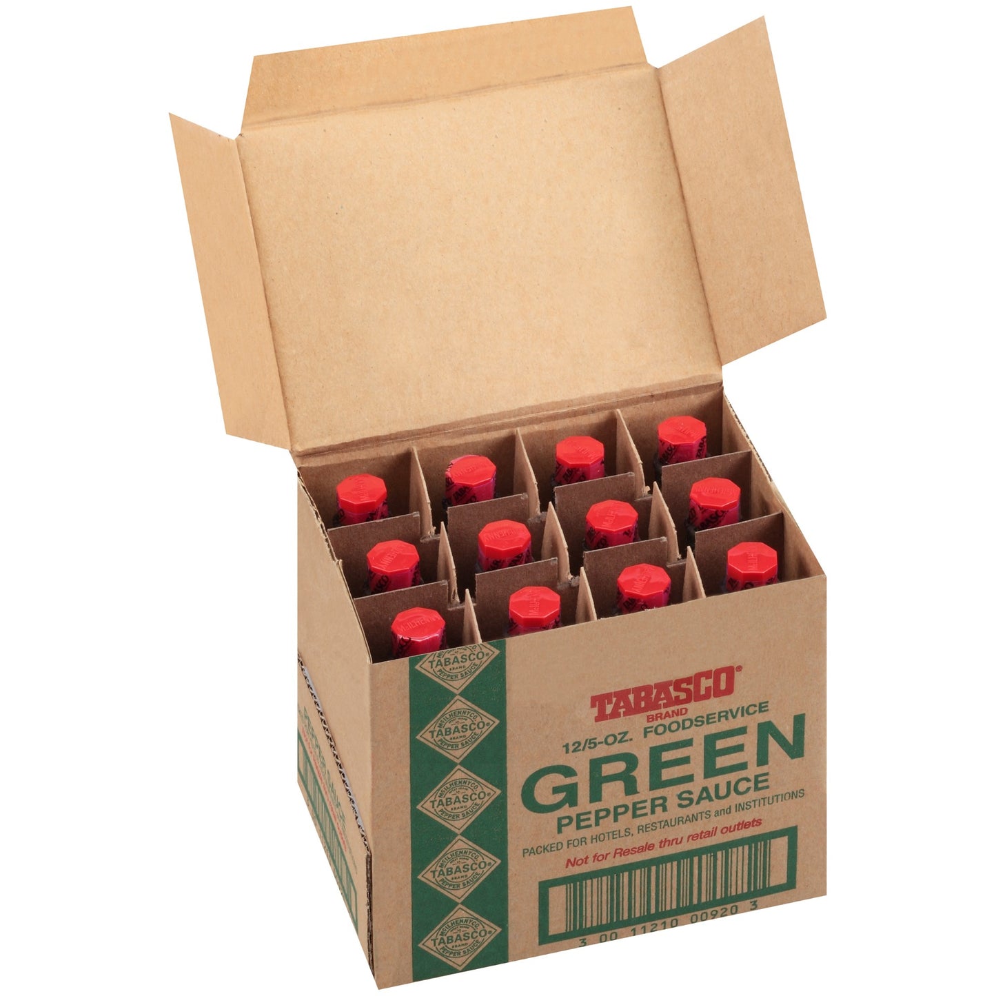 Tabasco Green Pepper Sauce Institutional 5 Fluid Ounce - 12 Per Case.