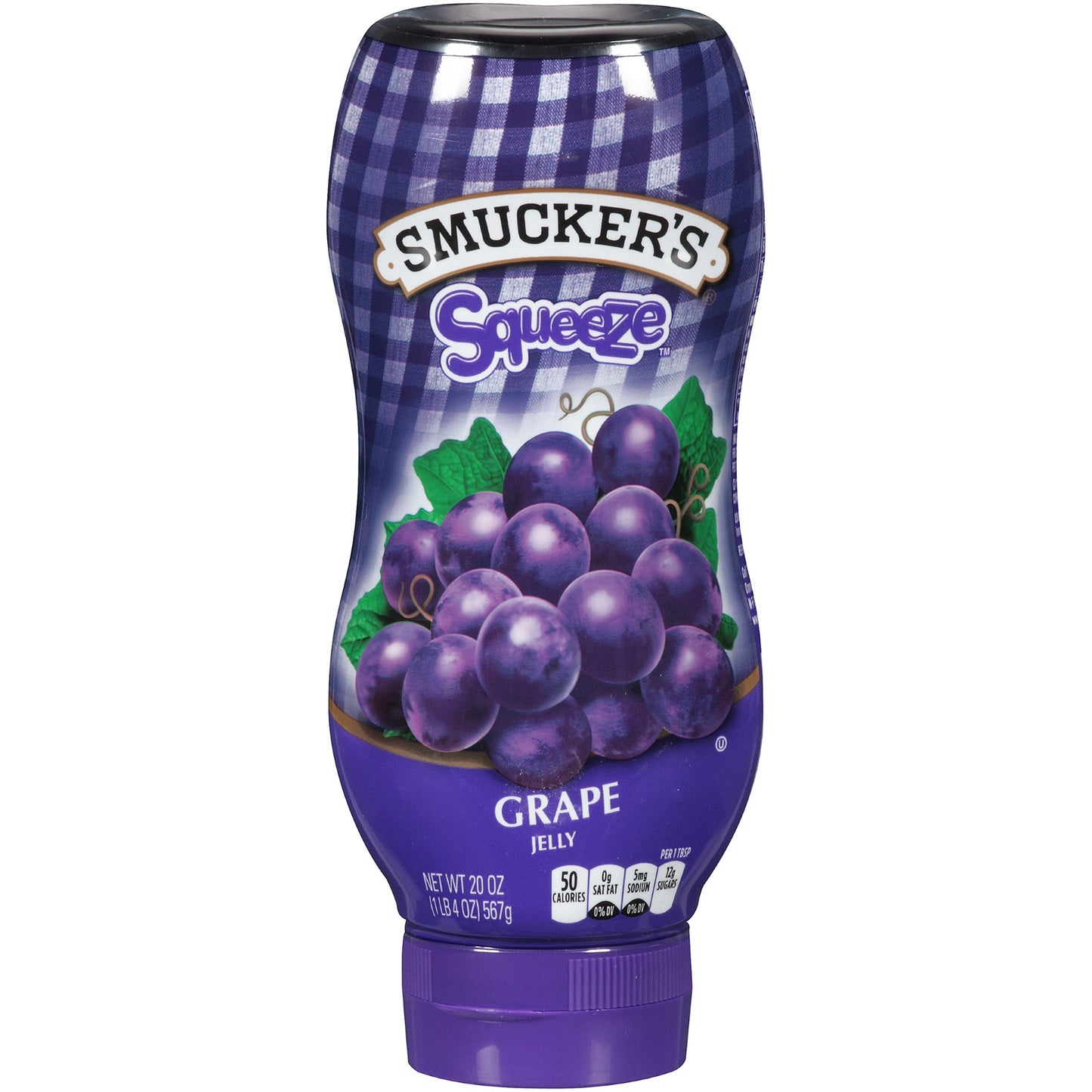 Squeeze Grape Jelly 20 Ounce Size - 12 Per Case.