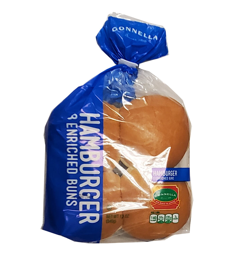 Hamburger Bun Slice Cpp Packs 8 Each - 8 Per Case.