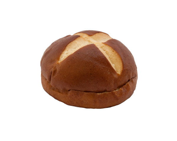 Alpha Baking Pretzel Hamburgerbun 4 Ounce Size - 6 Per Case.