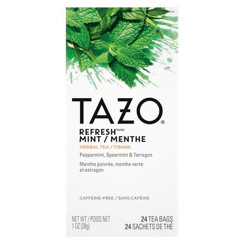 Tazo Tea Bags Refresh, 24 Count Packs - 6 Per Case.