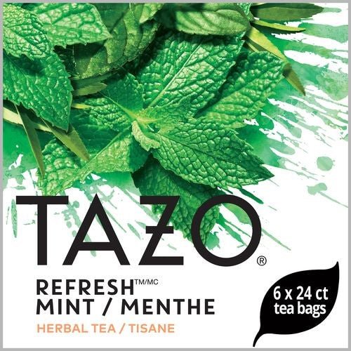 Tazo Tea Bags Refresh, 24 Count Packs - 6 Per Case.