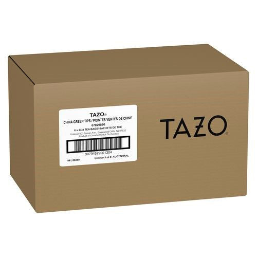 Tazo Tea Bags China Green Tips 24 Count Packs - 6 Per Case.