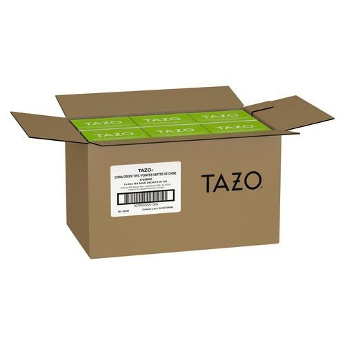 Tazo Tea Bags China Green Tips 24 Count Packs - 6 Per Case.