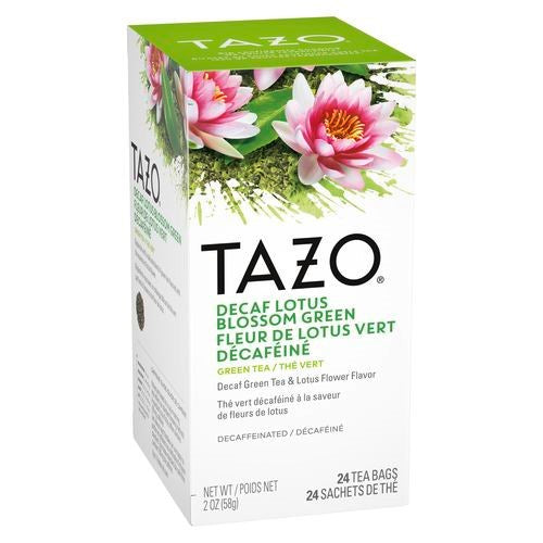 Tazo Decaf Lotus Blossom Green Tea Bag, 24 Piece- 6 Per Case.