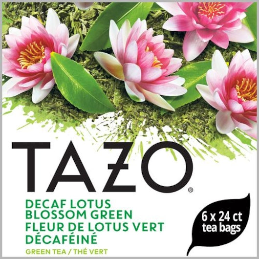 Tazo Decaf Lotus Blossom Green Tea Bag, 24 Piece- 6 Per Case.