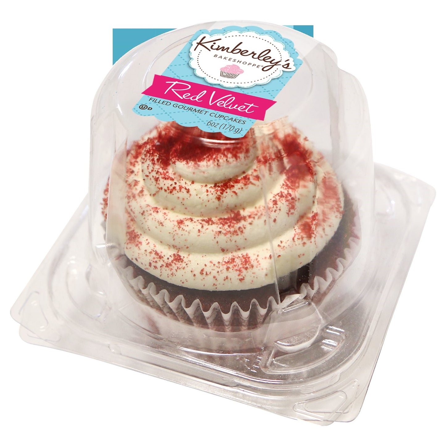 Kb Red Velvet Filled Gourmet Jumbo Cupcakessingle Serve 6 Ounce Size - 12 Per Case.