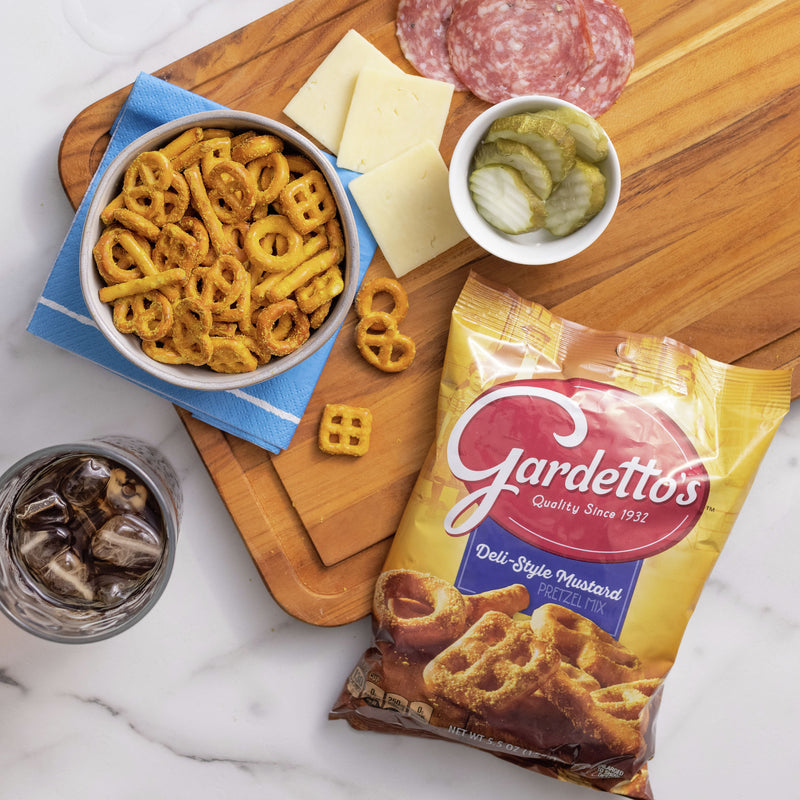 Gardetto's™ Snack Mix Deli Style Mustard Pretzel 5.5 Ounce Size - 7 Per Case.