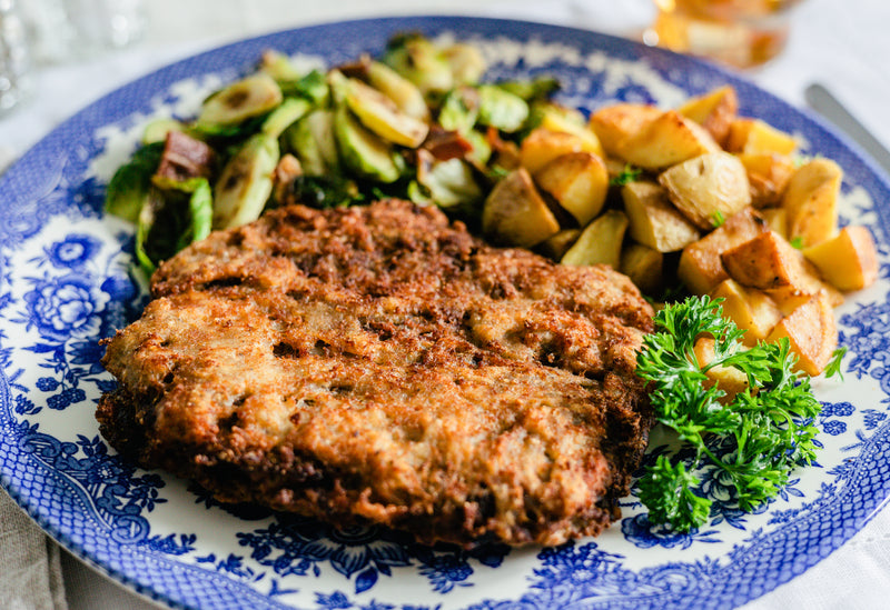 Beef Fritter Country Fried Two 8 Ounce Size - 20 Per Case.