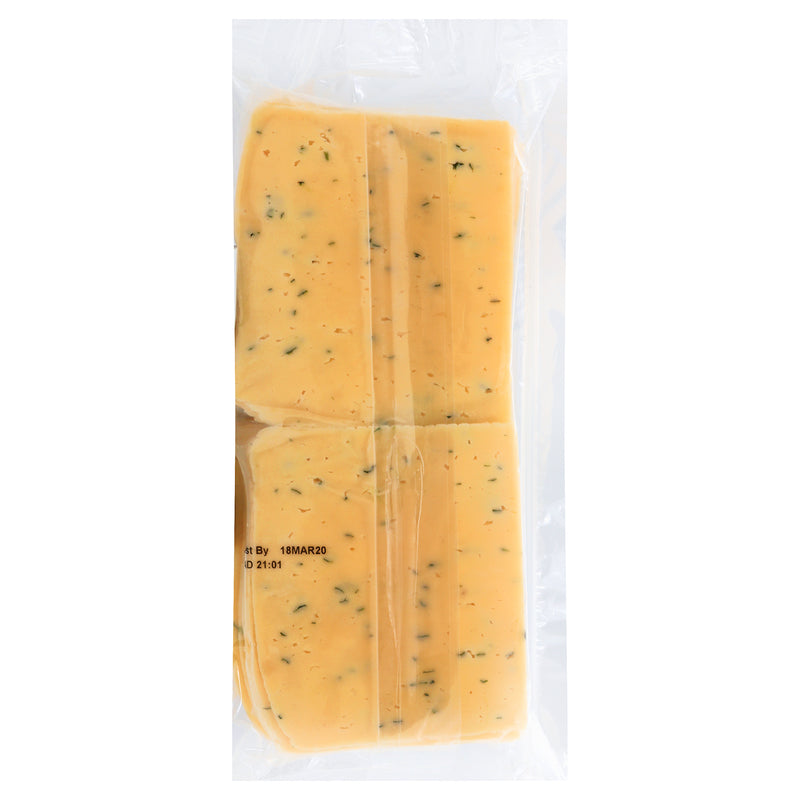 Cheese Horseradish & Chive Havarti Slices 1.5 Pound Each - 8 Per Case.